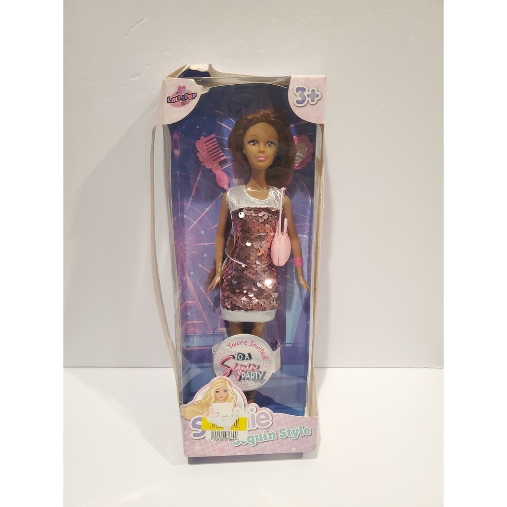 Brooklyn Lollipop Sophie Sequin Style Fashion Doll W/ Accessories Damaged Box